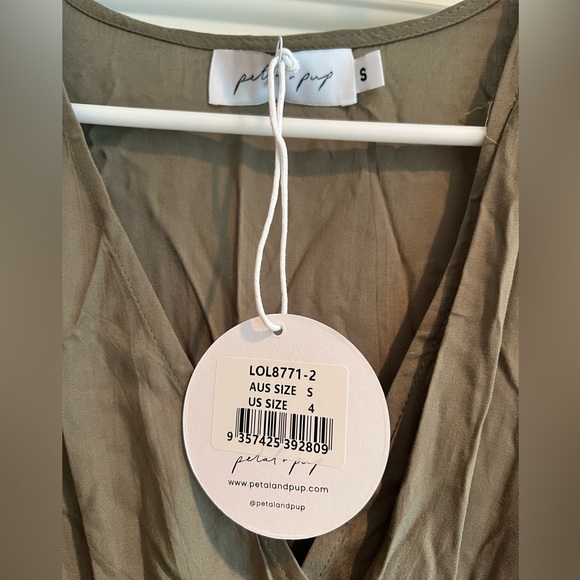 Barker Dress - Olive - Picture 3 of 11